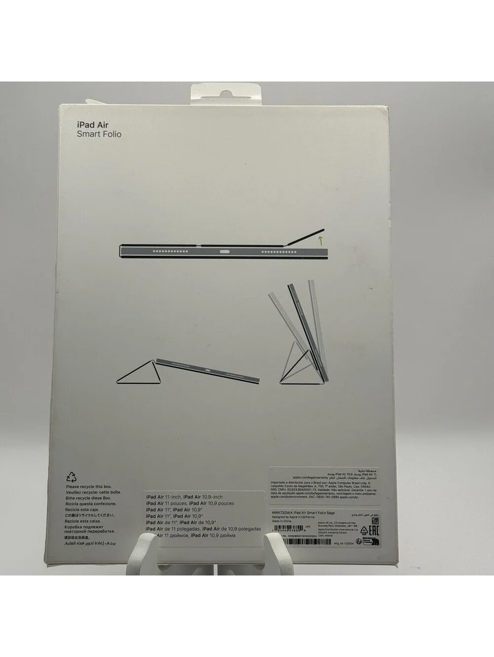 Apple iPad Air Smart Folio Case for iPad Air 11” Sage Green New In Sealed Box